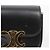 Céline Mini Claud in vitello lucido nero - vista 4