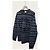 Burberry Kaschmir-Strickpullover in Graublau mit Fair-Isle-Muster und Applikations-Logo - Ansicht 2