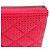 Chanel Clutch traforata rosa - vista 8