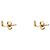 Orecchini Tiffany & Co T Smile in oro 18K - vista 2
