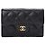 Chanel Tarjetero Classic Black Gold