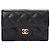 Chanel Tarjetero Classic Black Gold - vista 2