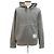 Thom Browne Klassischer Kapuzenpullover mit Reißverschluss aus Loopback-Baumwolljersey
