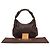 Borsa a tracolla Tod's Logo in pelle marrone