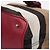 Burberry Borsa a secchiello a tracolla in tela House Check Medium Burgundy - vista 11