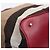 Burberry Borsa a secchiello a tracolla in tela House Check Medium Burgundy - vista 12