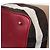 Burberry Borsa a secchiello a tracolla in tela House Check Medium Burgundy - vista 13