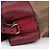 Burberry Borsa a secchiello a tracolla in tela House Check Medium Burgundy - vista 15
