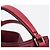 Burberry Borsa a secchiello a tracolla in tela House Check Medium Burgundy - vista 16