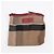 Burberry Borsa a secchiello a tracolla in tela House Check Medium Burgundy - vista 19