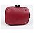Burberry Borsa a secchiello a tracolla in tela House Check Medium Burgundy - vista 9