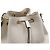 Prada Borsa a Secchiello a Spalla e Tracolla in Vitello Daino Bianco - vista 6