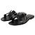 Hermès Sandali Oran in pelle di vitello Nero
