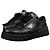 Prada Leder-Sneaker mit Triangle-Logo Schwarz
