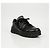 Prada Leder-Sneaker mit Triangle-Logo Schwarz - Ansicht 2