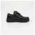 Prada Leder-Sneaker mit Triangle-Logo Schwarz - Ansicht 8