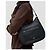 Burberry Borsa a Tracolla Hobo in Pelle Grana Nero - vista 16