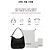Burberry Borsa a Tracolla Hobo in Pelle Grana Nero - vista 19