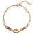 Valentino Bracciale ovale in metallo e cristalli - vista 4