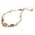 Valentino Bracciale ovale in metallo e cristalli - vista 5