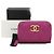 Chanel Portacarte con zip Logo