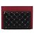 Valentino Clutch Pouch in pelle trapuntata Candy Stud Nero