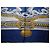 Hermès Foulard di Seta Bride de Cour - Blu/Oro - vista 4