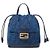 Fendi Denim Rucksack AWDV Blau