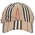 Burberry Cappellino da baseball vintage a quadri e righe