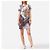 Tory Burch Vestido curto de algodão com mangas curtas e padrão floral - vista 7
