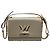 Louis Vuitton Borsa a tracolla con catena Epi Twist MM