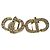 Dior Petite CD Clip-On Stecker-Ohrringe Gold