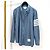 Thom Browne Camicia Chambre Striped Cuff Shirt - vista 5