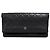 Chanel Klappbare Clutch aus Lammleder Schwarz