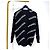 Balenciaga Langärmliges Strickoberteil Multi-Logo Schwarz - Ansicht 3
