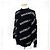 Balenciaga Langärmliges Strickoberteil Multi-Logo Schwarz - Ansicht 4