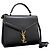 Autre Marque Borsa Tote con Manico Cassandra Borsa a Tracolla Nera