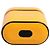 Dolce & Gabbana Capa Airpods com aba e alça em couro de bezerro amarelo com logo - vista 5