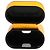 Dolce & Gabbana Capa Airpods com aba e alça em couro de bezerro amarelo com logo - vista 7