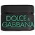 Dolce & Gabbana Custodia per Airpods da donna in PVC nero con logo embossed e patta