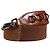 Dolce & Gabbana Bandoulière accessoire pour sac en cuir et velours marron Horse - vue 3