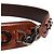 Dolce & Gabbana Bandoulière accessoire pour sac en cuir et velours marron Horse - vue 4