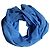 Dolce & Gabbana Écharpe Châle Foulard en Soie Bleue - vue 4
