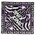 Dolce & Gabbana Foulard DG King Cotton Black Purple x . Sciarpa