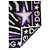 Dolce & Gabbana Foulard DG King Cotton Black Purple x . Sciarpa - vista 2