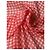 Dolce & Gabbana Foulard e sciarpa in seta a quadri bianco e rosso - vista 3