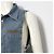 Miu Miu Kurzes Chambray-Denim-Hemd in Saphirblau mit Bindegürtel für Damen - Ansicht 3