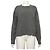 Dior Jersey de punto oversized de cachemira gris para mujer