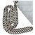 Balenciaga Bolso de hombro Crush Chain de denim acolchado - vista 9