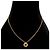 Collar de Medallón Dior Dorado - vista 5